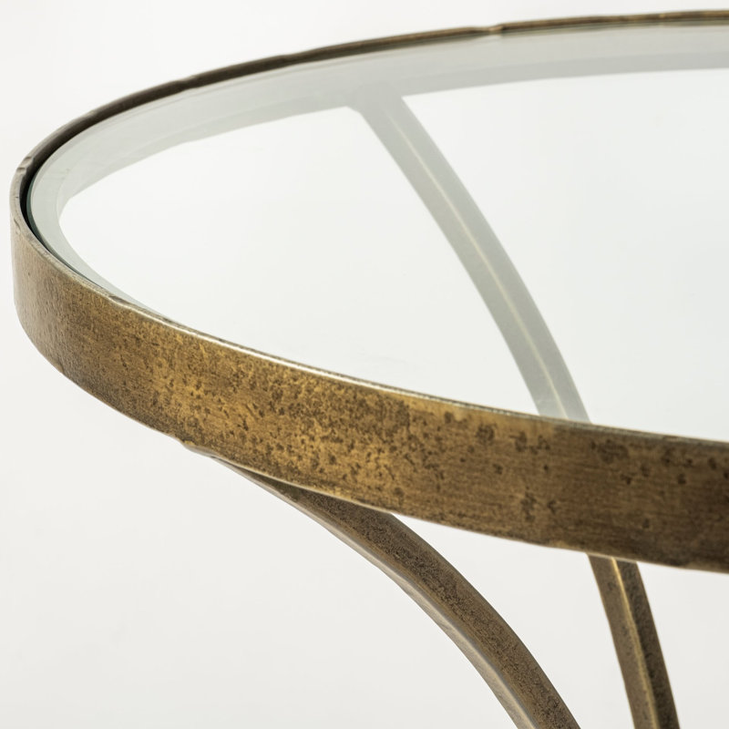 Glass End Table