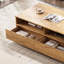 Table basse rétro et minimaliste en bois massif