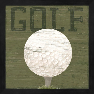 «Golf Days a» par Tara Reed - Ensemble de 2 peintures encadrées