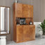 Armoire de cuisine 70 po de haut de 70,87 po avec 6 portes, 1 tablette ouverte et 1 tiroir-989423024