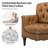 Annja 32" W Tufted Leather Armchair-79522925
