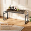 Overbed Table With Wheels, Adjustable Legs Height, Modern Style, Brown, 350lbs Weight Capacity-126409130-126409129