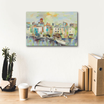  «Chartreuse Light» par Silvia Vassileva, art mural sur toile, 18 po x 12 po