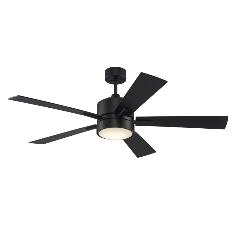 Ventilateur de plafond noir Arden, 164