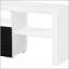 Support stable pour meuble télé Buck II et finition ultrabrillante, conception multifonctionnelle