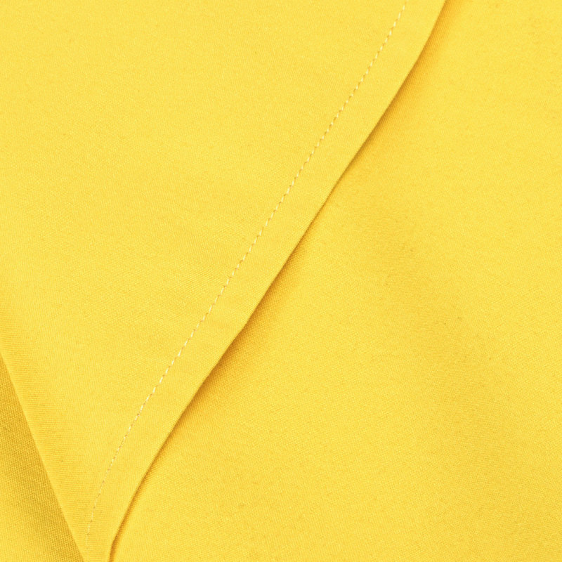 Drap plat seulement, drap de dessus en microfibre brossée 1800 - NTBAY, Jaune, Grand