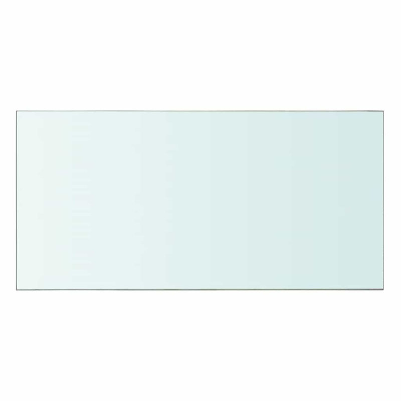Tablette murale Tablette flottante présentoir mural en verre trempé, H 0,31 po x l 23,6 po x P 11,8 po