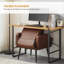 Abdirizak Faux Leather Accent Chair-453332517