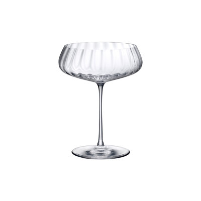 Round Up 13.5256oz. Handmade Crystal Coupe Set