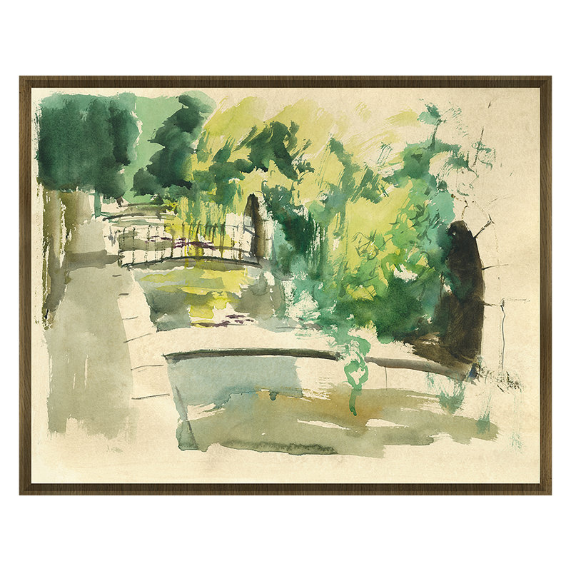 Garden Terrace 5 Print by PC Ngo