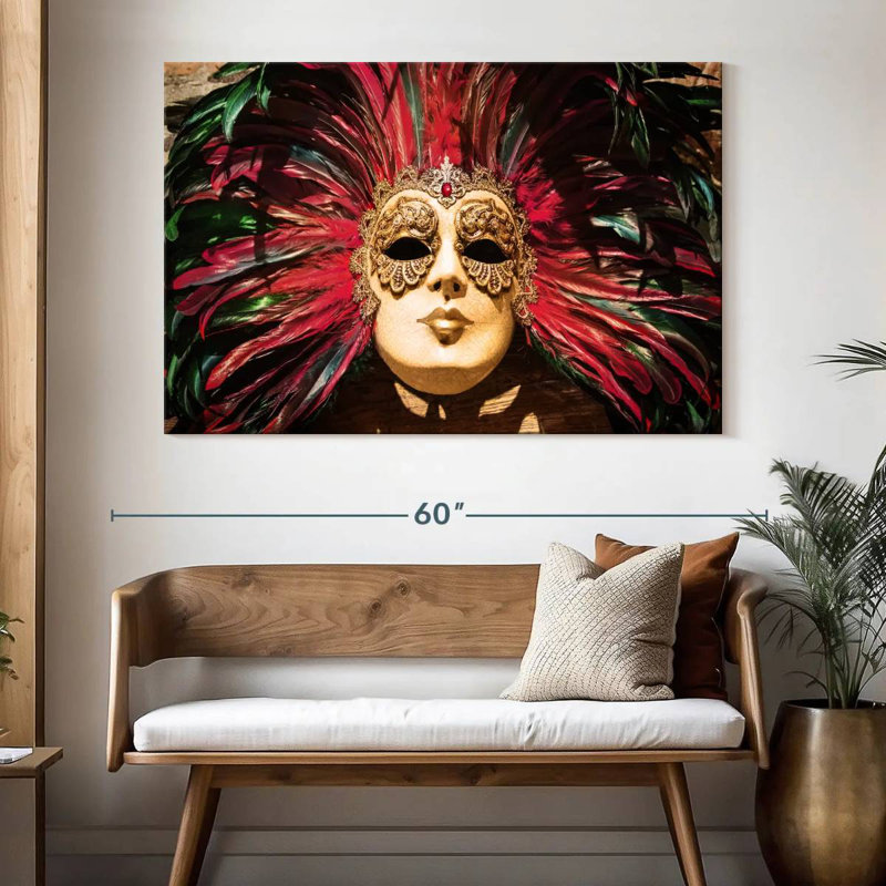 Lelend Venetian Carnival, 34'' H x 51'' W