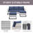 Naresa 74'' Wide Rectangle Wicker Patio Sofa with Cushions-23281783-23281779