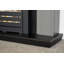 Adam 59cm W Grey Electric Fireplace with 6824 BTU