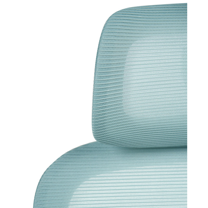 Office Chair with Headrest, Blue