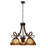 Victorian 5 - Light Glass Dimmable Chandelier