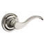 Curve Single Dummy Door Lever with Traditional Round Rose-22037201-22037205