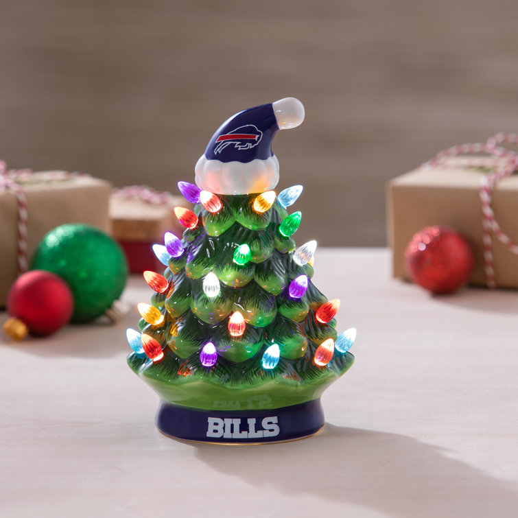 Buffalo Bills Santa hat Christmas ornament