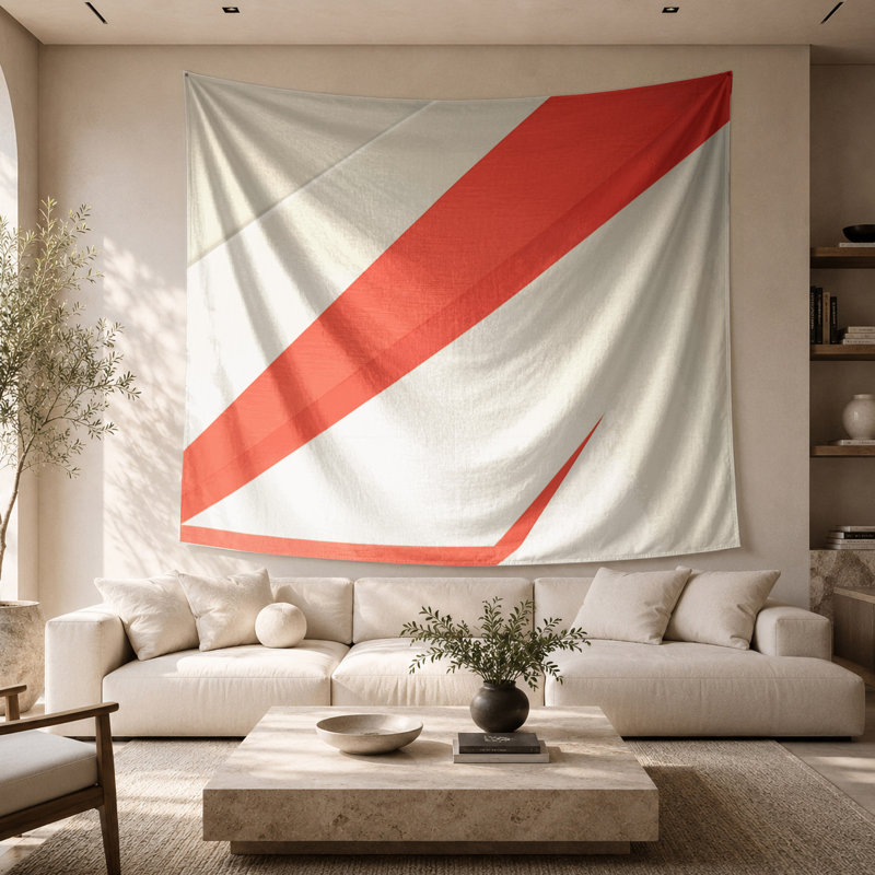 Minimalism 93 Wall Tapestry, 68 po x 80 po