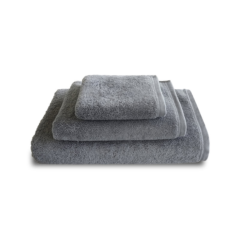 Ensemble de 3 pièces pour lit d'invité en coton turc Lansvale, Gris