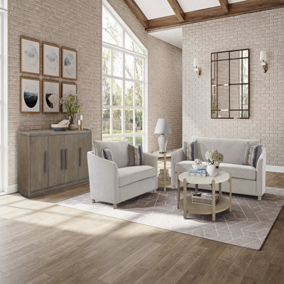 Toffee Stone Top End Table