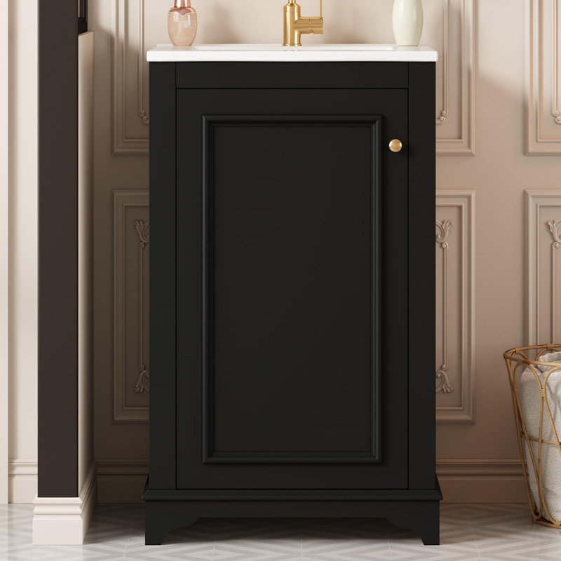 Meuble-lavabo simple autoportant de 20 po avec lavabo