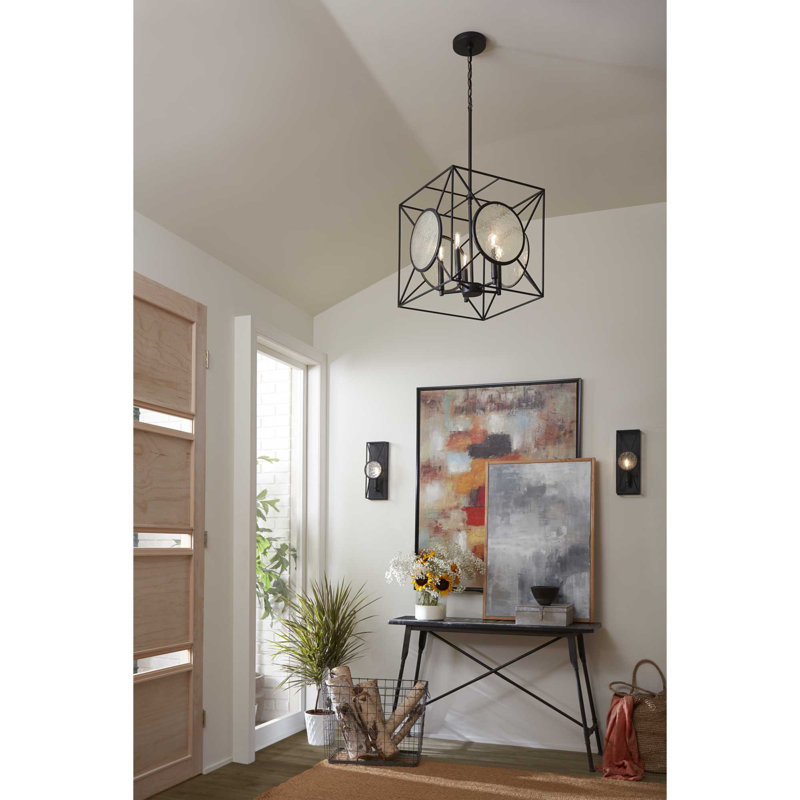 Luminaire suspendu géométrique 8 lumières simple Schoen