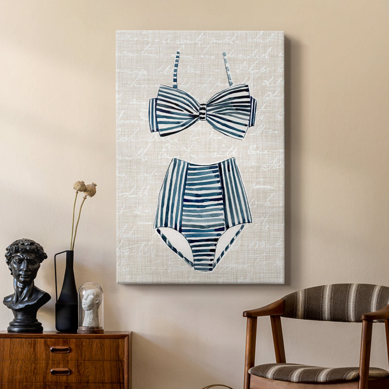 Natation rétro IV - galerie Cavas sur mesure, H 12 po x l 8 po