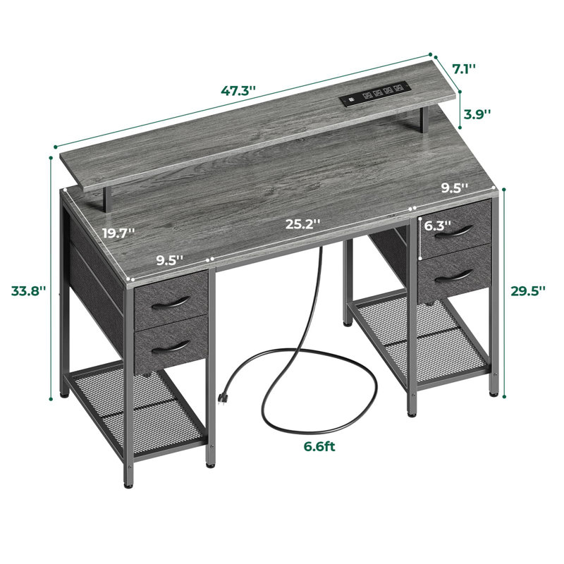 Rocklynn 47,3 W, Gris