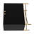 2 Door Black Locker Accent Cabinet