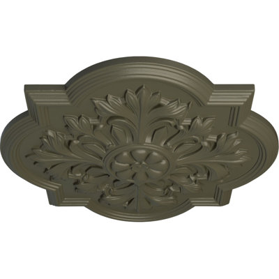 Endurathane Bonetti Ceiling Medallion, 20"OD x 1 3/4"P (Fits Canopies up to 5 1/8")Hand-Painted Witch Hazel Finish
