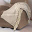 Jeté 100% coton Throw Blankets
