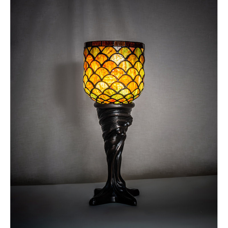 Meyda Tiffany & Stained Glass Torchiere Table Lamp