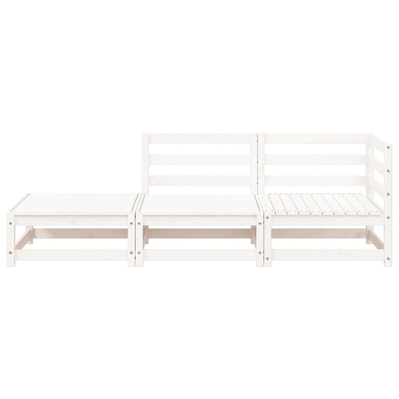 Thornlie 210cm Wide Rectangle Patio Sofa, White