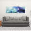Pixelized Landscape - Toile de chambre turquoise pour la décoration intérieure