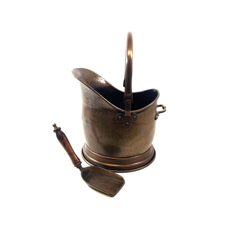 Canard Brass Fireplace Tool Set