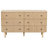 Shelbie 6 Drawer Reeded Dresser-732850135