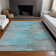 Premium Machine Washable Prisco Teal Rug