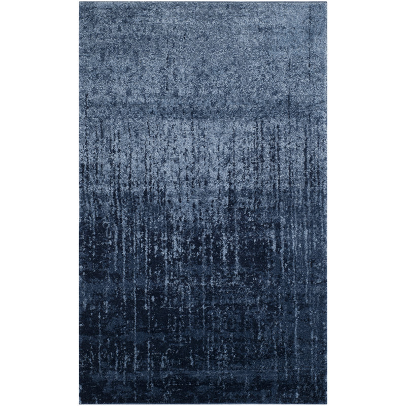 Socorro Retro Performance Ombre Rug, Rectangle 3' x 5'