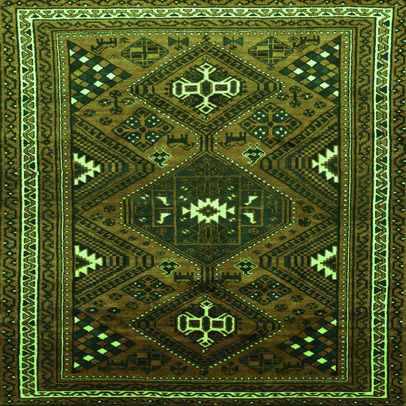Tapis verts Traditional 664, Carré 5 pi