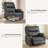 Power Recliner, Electric Swivel Glider Rocker Recliner with USB Ports-334901408