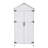 Veda Patio Fir Wood Storage Shed With Dual Doors & Roof