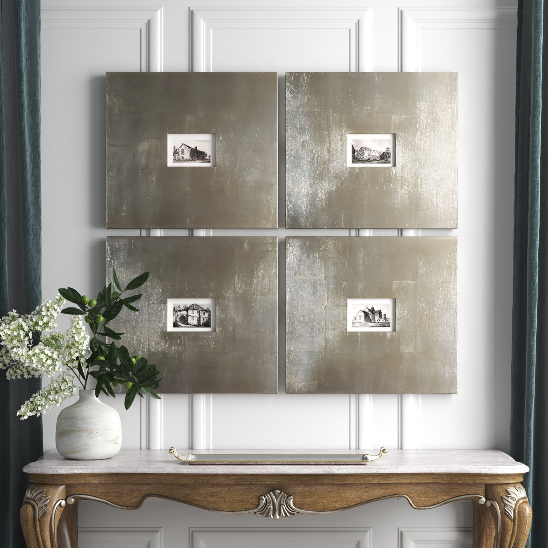 " Historical Buildings I, II, III And IV " 4 - Pieces Greyleigh™