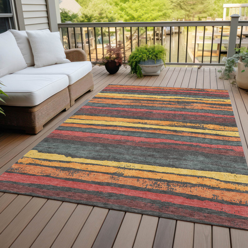 Tapis intérieur / extérieur Sylira , 3 pi x 5 pi