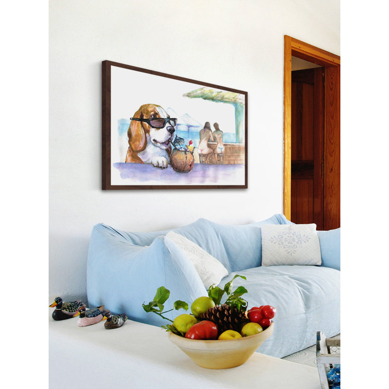 « best place jamais », reproduction d’art encadrée, 20 po x 30 p