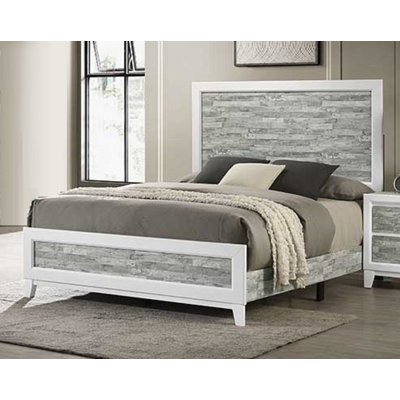 Modern/Contemporary Style Panel Bed & Wooden Bedroom Furniture Headboard Footboard
