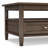 Warm Shaker 48"W Solid Wood Transitional Coffee Table with Storage Drawers and Open Shelf-122026450