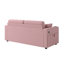 Canapé modulaire moderne à 3 places, canapé en chenille avec port USB et porte-gobelet, facile à installer-1172880259