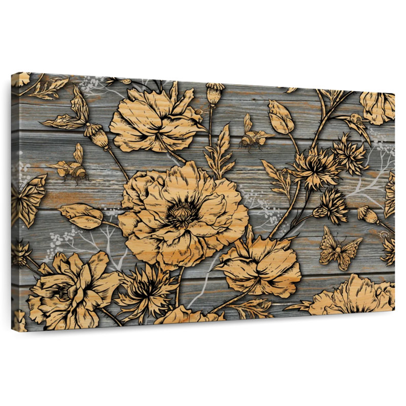 Harnek Rustic Floral, 8" H x 12" W