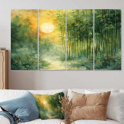 Bensville - Bamboo Wall Art Print Set