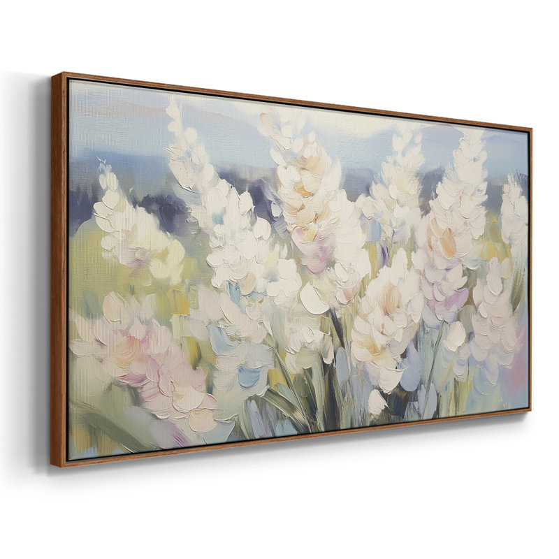 Botanical Series-CCVI- Toile tendue avec châssis tendue - Prêt à accrocher, H 25 po x l 49 po, Noyer